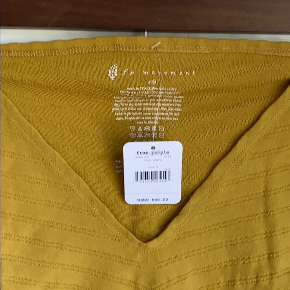 NWT Free People Gone Adrift Long Sleeve Crop Top S